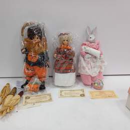 Bundle of Assorted Month Porcelain Dolls - NIOB