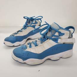 Nike Jordan 6 Rings Boys' Shoes White/Dutch Blue Size 6.5Y