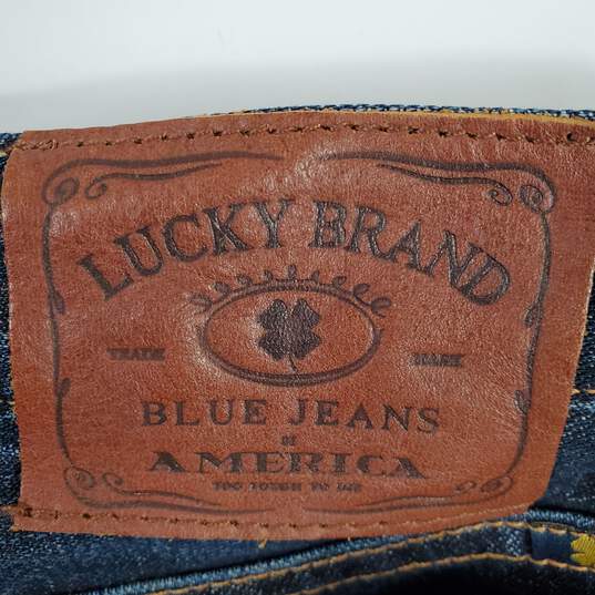 Lucky Brand Men Blue Relaxed Straight Jeans Sz 32 NWT image number 5