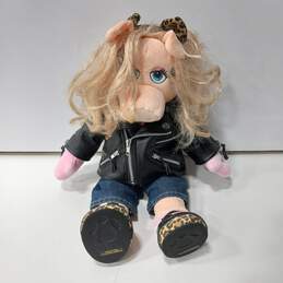 Muppets Miss Piggy Plush Hand Puppet with Build-A-Bear Accessories Motorcycle Harley Hog