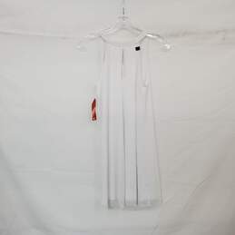 Oiselle White Mio Mesh Lined Midi Dress WM Size 2 NWT alternative image