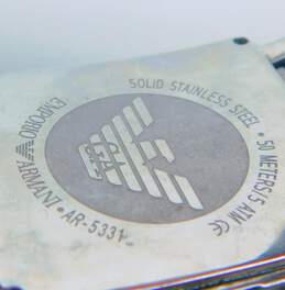 Emporio Armani AR-5331 Silver Tone Men's Chronograph Watch 149.5g alternative image