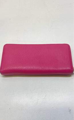 Michael Kors Leather Eyelet Embellished Wallet Pink alternative image
