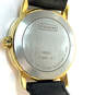 Designer Coach W805 Gold-Tone Adjustable Strap Round Dial Analog Wristwatch image number 4
