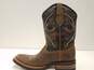 Derramadero Men Boots Brown Leather Size 7.5 image number 6