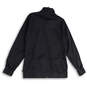 NWT Mens Black White Mock Neck Long Sleeve Full-Zip Track Jacket Size M image number 2
