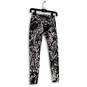 Womens Black White Printed High Waist Pull-On Compression Leggings Size XS image number 2