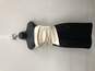 WOMEN'S BLACK/WHITE SILKY COCKTAIL DRESS SZ 6 image number 1