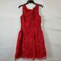 Adrianna Papell Women Red Dress SZ 10 NWT image number 1