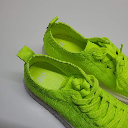 BP. Sonny Neon Green Lace Up Wedge Sneaker Women's Size 7.5 M image number 5