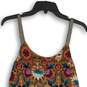 Living Doll Womens Multicolor Floral Sleeveless One Piece Romper Size Small image number 4