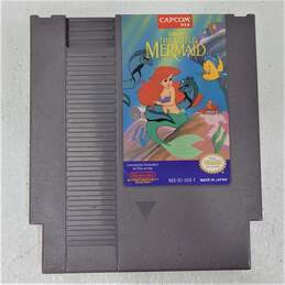 The Little Mermaid Nintendo NES Game and Manual No Box alternative image