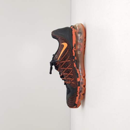 Buy the Nike Air Max Premium Black/Total Orange Men's Size 7.5 | GoodwillFinds