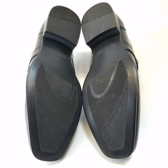 Kenneth Cole Reaction Vert Black Leather Slip On Loafers Shoes Men's Size 8.5 M image number 6