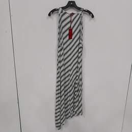Jennifer Lopez Women's Black/Gray/White Striped Dress Size XL with Tag alternative image