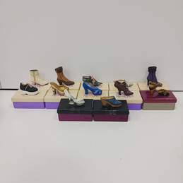 Bundle of 15 Just The Right Shoe Model Shoe Miniatures