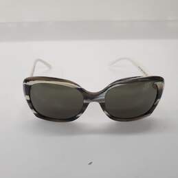 Tory Burch Black/White Plastic Large Square Sunglasses TY7101 1621/2
