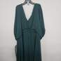 Green Emerald Bridesmaid Dress With Sleeves image number 2