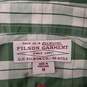 Filson's MN's Cotton Blend Green Plaid Long Sleeve Shirt Size M image number 4