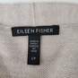 Eileen Fisher WM's Organic Linen & Cotton Blend Cream Color Cardigan Sweater Size S/P image number 4