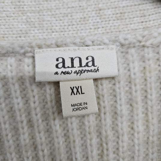 A.N.A Neutral Multicolor Long Sleeve V Neck Button Up Cardigan image number 3