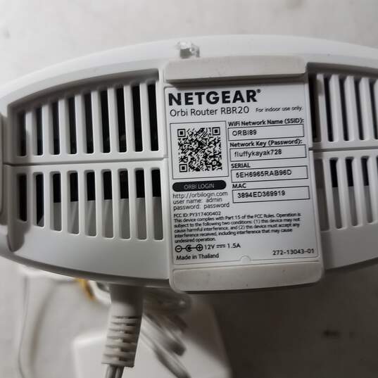 Untested NETGEAR Orbi RBR20 Router image number 2