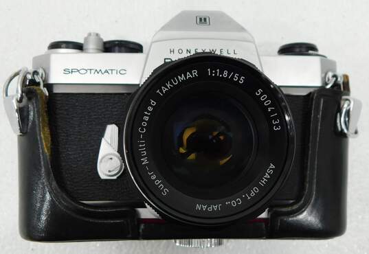 Honeywell Pentax Spotmatic 35mm Film Camera W/Super-Takumar 55mm Lens image number 1