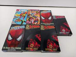 VHS Tapes Marvel Comics Shows Assorted 7pc Lot alternative image