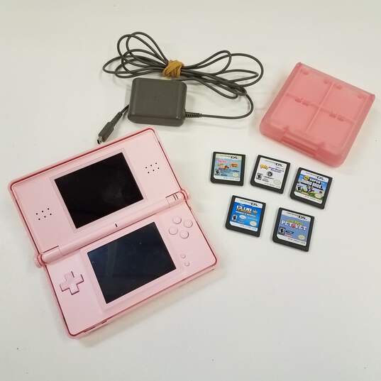 Buy the Nintendo DS Lite Games and - Pink | GoodwillFinds