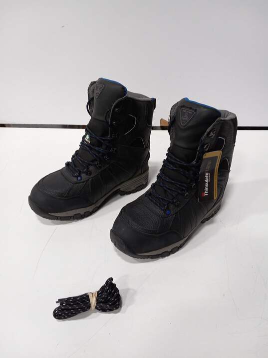 Reiley Wear Extreme Men's Black Snow Boots Size 9 image number 1
