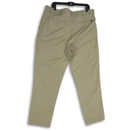NWT Mens Gray Flat Front Slash Pocket Skinny Leg Chino Pants Size 38 X 30 alternative image