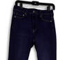 Womens Blue Denim Medium Wash Pocket Stretch Flared Leg Jeans Size 6 image number 3