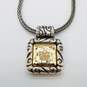 Brighton Silver Tone / Gold Tone Pendant 18in Necklace 17.4g image number 1