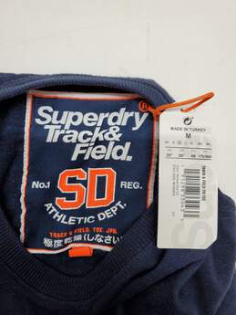 Superdry Track & Field Short Sleeve Navy Blue Tshirt Adult Size M NWT alternative image