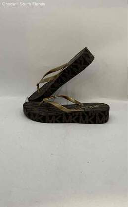 Michael Kors Womens Brown Sandals Size 11