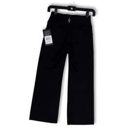 NWT Womens Black Stretch Pockets Pull-On Straight Leg Ankle Pants Size XS alternative image