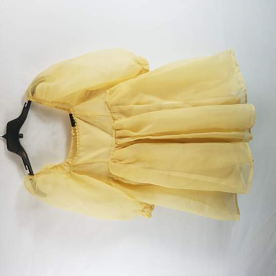 Vici Women Yellow Dress Size XS image number 1