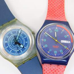 2 - VNTG Unisex Multi Color Swatch Swiss Analog Quartz Watches