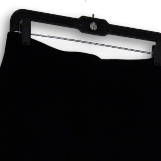 Womens Black Elastic Waist Stretch Pull-On Straight And Pencil Skirt Size M image number 4
