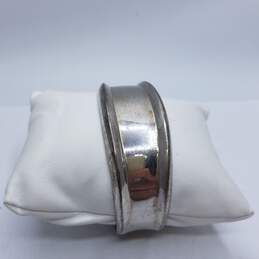 D.L. Sterling Silver Cuff 6.5in Bracelet 23.8g