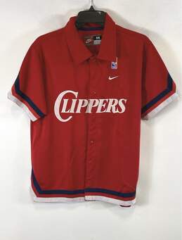 Nike Mens Red Los Angeles Clippers Short Sleeve Basketball NBA Jersey Size M