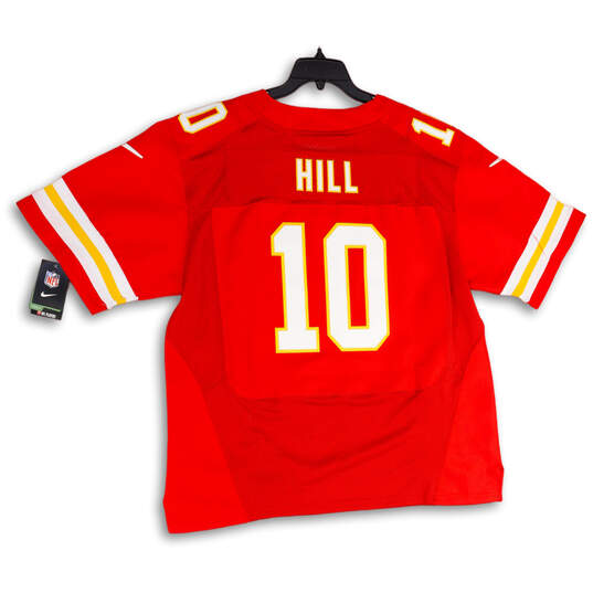 NWT Mens Multicolor Kansas City Chiefs Tyreek Hill #10 NFL Jersey Size XXL image number 2