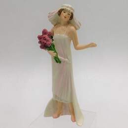 Vintage Goebel Her Treasured Day and Waiting for His Love Wedding Figurines alternative image