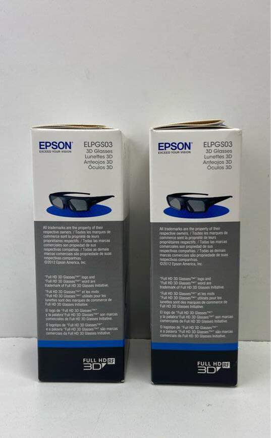 Epson ELPGS03 3D Glasses Bundle of 2 image number 4