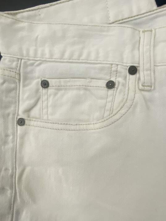 Lucky Brand White Jeans - Size Medium image number 3