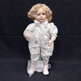 Hamilton Heritage Jennifer With Dog Porcelain Doll alternative image