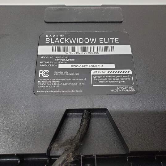 Razer BlackWidow Elite Mechanical Gaming Keyboard For Parts/Repair image number 3