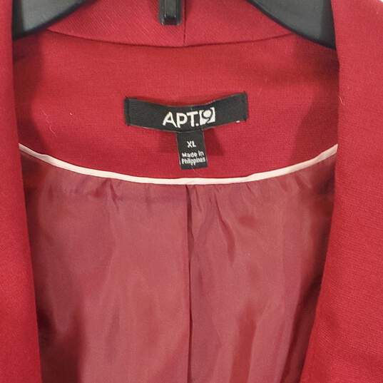 APT 9 Women Red Blazer Jacket XL  NWT image number 3