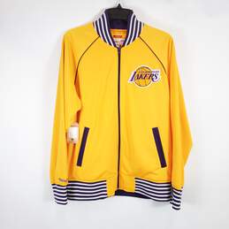 Mitchell & Ness Men Lakers Track Jacket SZ M NWT