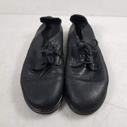 Elsfield Black Leather Oxfords Size 12